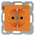 Berker 47238907 Steckdose SCHUKO S.1 orange glänzend ZSV