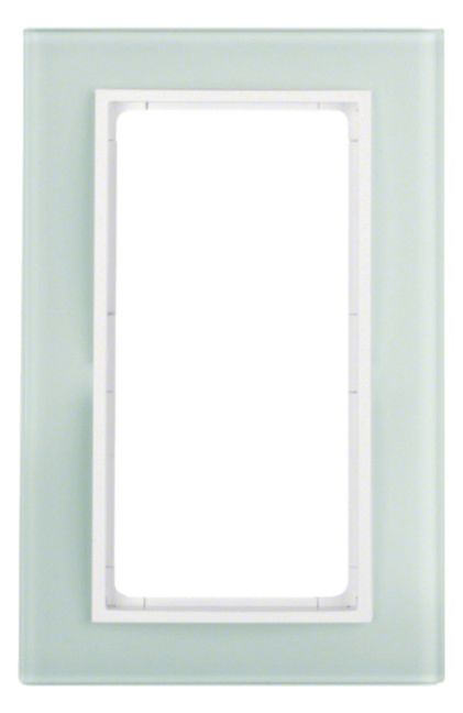 Berker 13096909 Glasrahmen m.großem Ausschnitt B.7 polarweiß