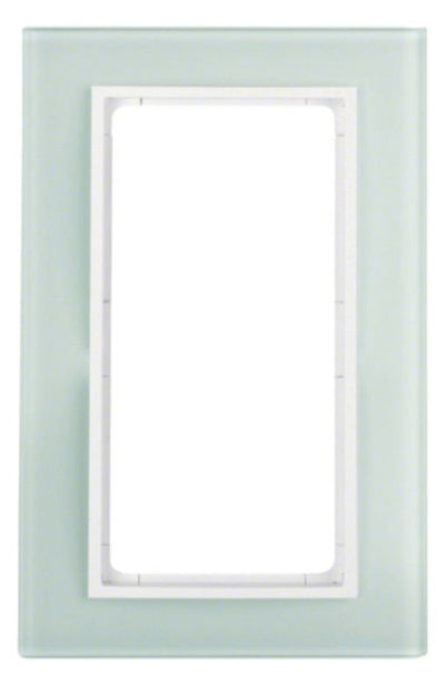 Berker 13096909 Glasrahmen m.großem Ausschnitt B.7 polarweiß