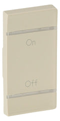 Legrand 755576 Wippe 1M rechts ON-OFF Valena Life mandelweiß