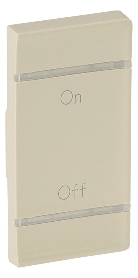 Legrand 755576 Wippe 1M rechts ON-OFF Valena Life mandelweiß