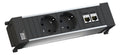 Bachmann 317.101 POWER FRAME 2xSchuko 2xCat5e kurz