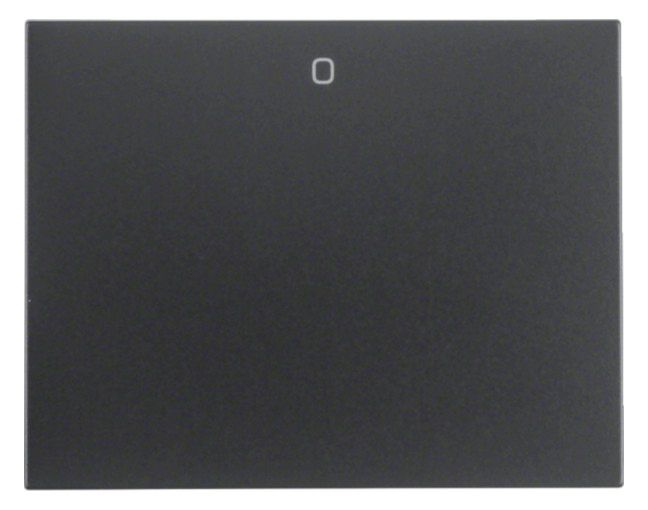 Berker 14257106 Wippe m.Aufdruck 0 K.1 anthrazit matt