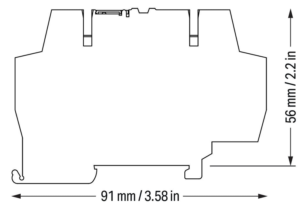 WAGO 792-800 Überspannungsschutzmodul für Signaltechnik,Nennspannung DC 24 V