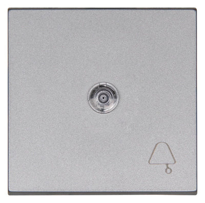 Kopp 490453005 HK07 Flächenwippe m.Linse u.Symbol "Glocke" stahl