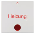 Berker 16218909 Wippe m.Linse u.rotem Aufdruck "Heizung" u."0" S.1 pws matt