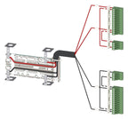 Siemens 3KC9833-2 f.3KC8 Spannungs- versorgungskabel unterseitig 2p f.400A