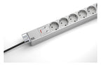 Bachmann 333.404 19" 1HE 8xSchuko 1xÜSS Strom 2m Schuko