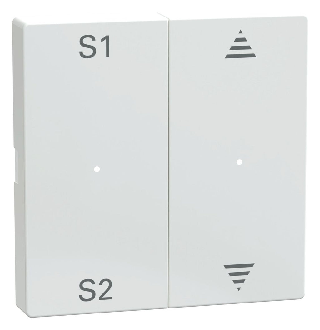Mert MEG 5228-0325 Wippen f.Taster- Modul 2fach (Szene1/2,1/0),aktivweiß