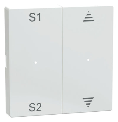Mert MEG 5228-0325 Wippen f.Taster- Modul 2fach (Szene1/2,1/0),aktivweiß