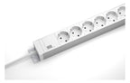 Bachmann 333.001 19" 1,5HE 8xSchuko weiß Strom 2m Schuko