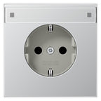Jung AL1520NA SCHUKO Steckdose Schriftfeld LS Aluminium