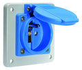 Bals 7112109 Schuko-Anbausteckdose QC 16A 3p IP54 blau belg./franz.