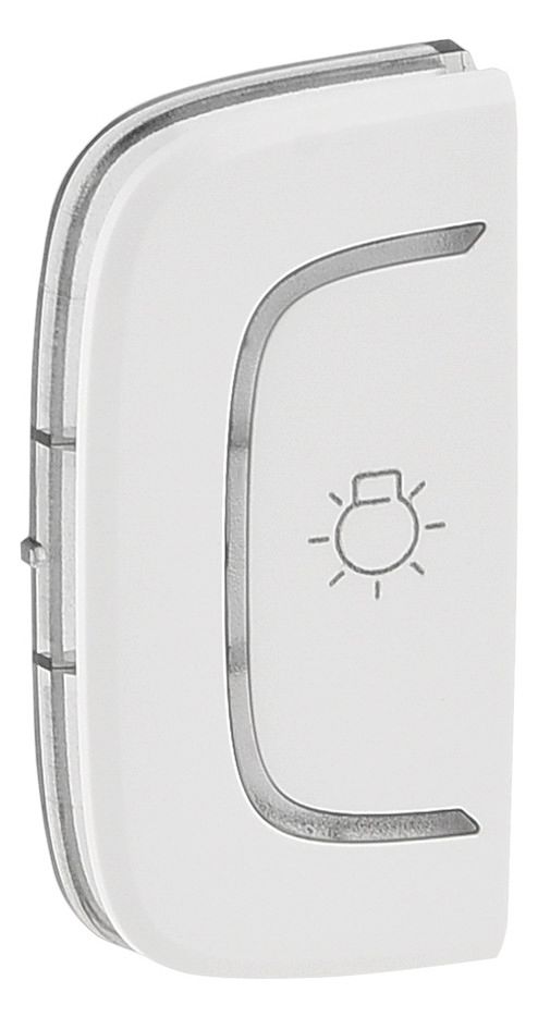 Legrand 755528 Wippe BUS/SCS m.Symbol Licht 1M links Valena Allure ultraweiß