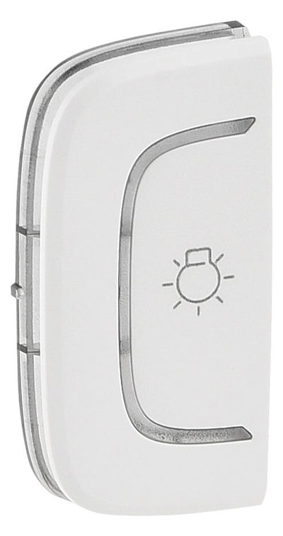 Legrand 755528 Wippe BUS/SCS m.Symbol Licht 1M links Valena Allure ultraweiß