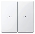 Mert 619219 Wippe f.Tastermodul 2fach polarweiß glänzend System M