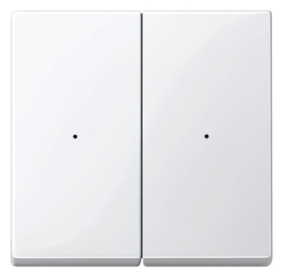 Mert 619219 Wippe f.Tastermodul 2fach polarweiß glänzend System M