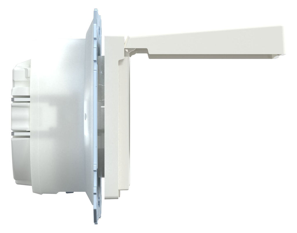 Mert MEG 2314-0319 SCHUKO-Steckdose BRS Klappd. IP44 StK polarweiß glänz. Sys.M