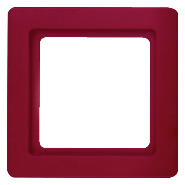 Berker 10116062 Rahmen 1fach Q.1 rot samt