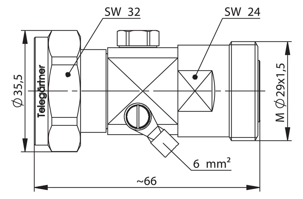 TEGA 100024579 7-16 Überspannungs- ableiter (m-f) 50Ohm 90V