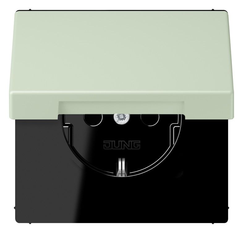 Jung LC1520NBFKL218 SCHUKO Steckd.m.Klappdeckel LC32042