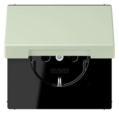 Jung LC1520NBFKL218 SCHUKO Steckd.m.Klappdeckel LC32042