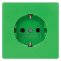 Siemens 5UB1835 DELTA style grün SCHUKO Steckdose 10/16A 250V m.erh.Ber.