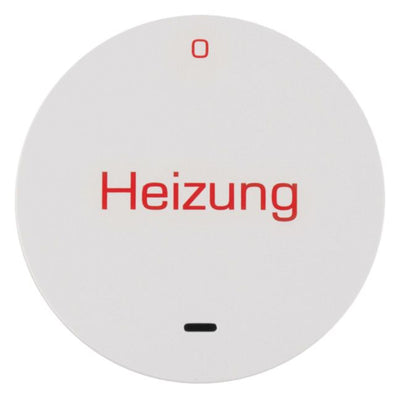 Berker 16212059 Wippe m.Linse u.rtem Aufdruck "Heizung" u."0" R.x pws