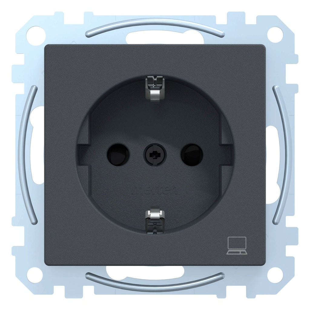 Mert MEG 2350-0414 SCHUKO-Steckdose+Kz Computer BRS StK anthrazit System M