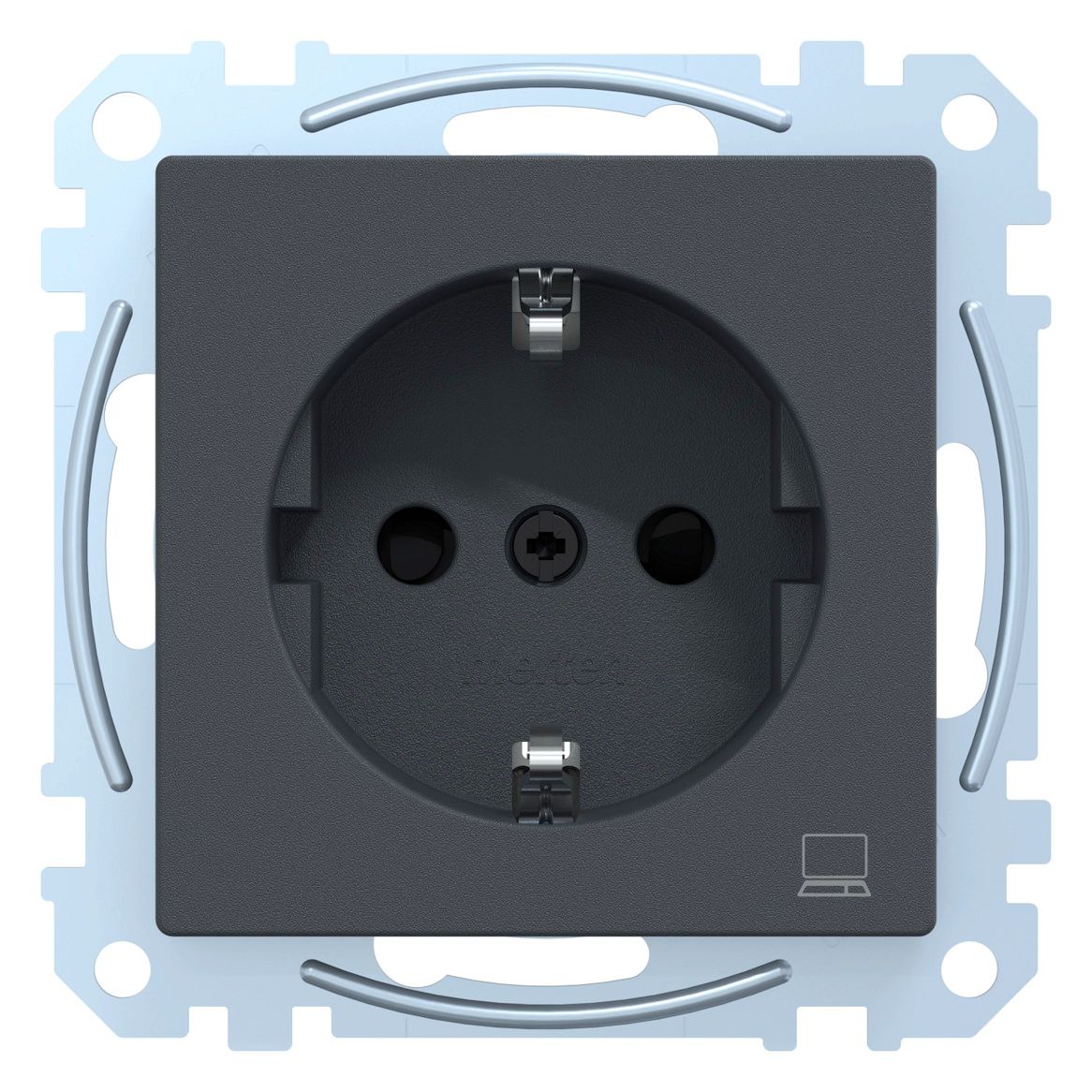 Mert MEG 2350-0414 SCHUKO-Steckdose+Kz Computer BRS StK anthrazit System M