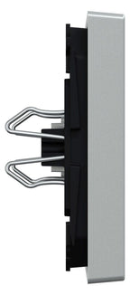 Mert 431760 Wippe m.Kontrollfenster+ Aufdr. Steckdose aluminium System M