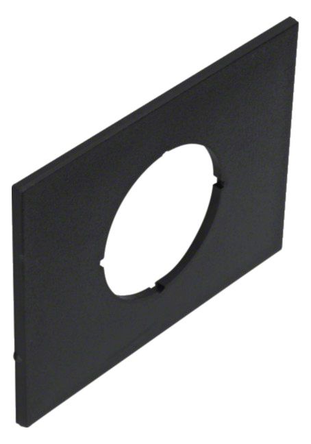 Hager GBZWN9005 Blende UP-Gerät o.Rahmen zu Gerätebecher Zapfsäule tiefschwarz