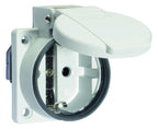 Bals 71103 Schuko-Anbausteckdose gerade QC 16A 3p IP54 grau ortsveränderlich