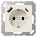 Jung A1520-15CA SCHUKOsteckdose m.USB Typ AC