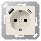 Jung A1520-15CA SCHUKOsteckdose m.USB Typ AC