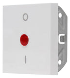 Kopp 491972004 HK07 Flächenwippe 2P m.Linse rot reinweiß