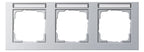 GIRA 109325 Abdeckrahmen 3fach waager. BSF E2 Farbe Alu
