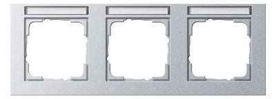 GIRA 109325 Abdeckrahmen 3fach waager. BSF E2 Farbe Alu