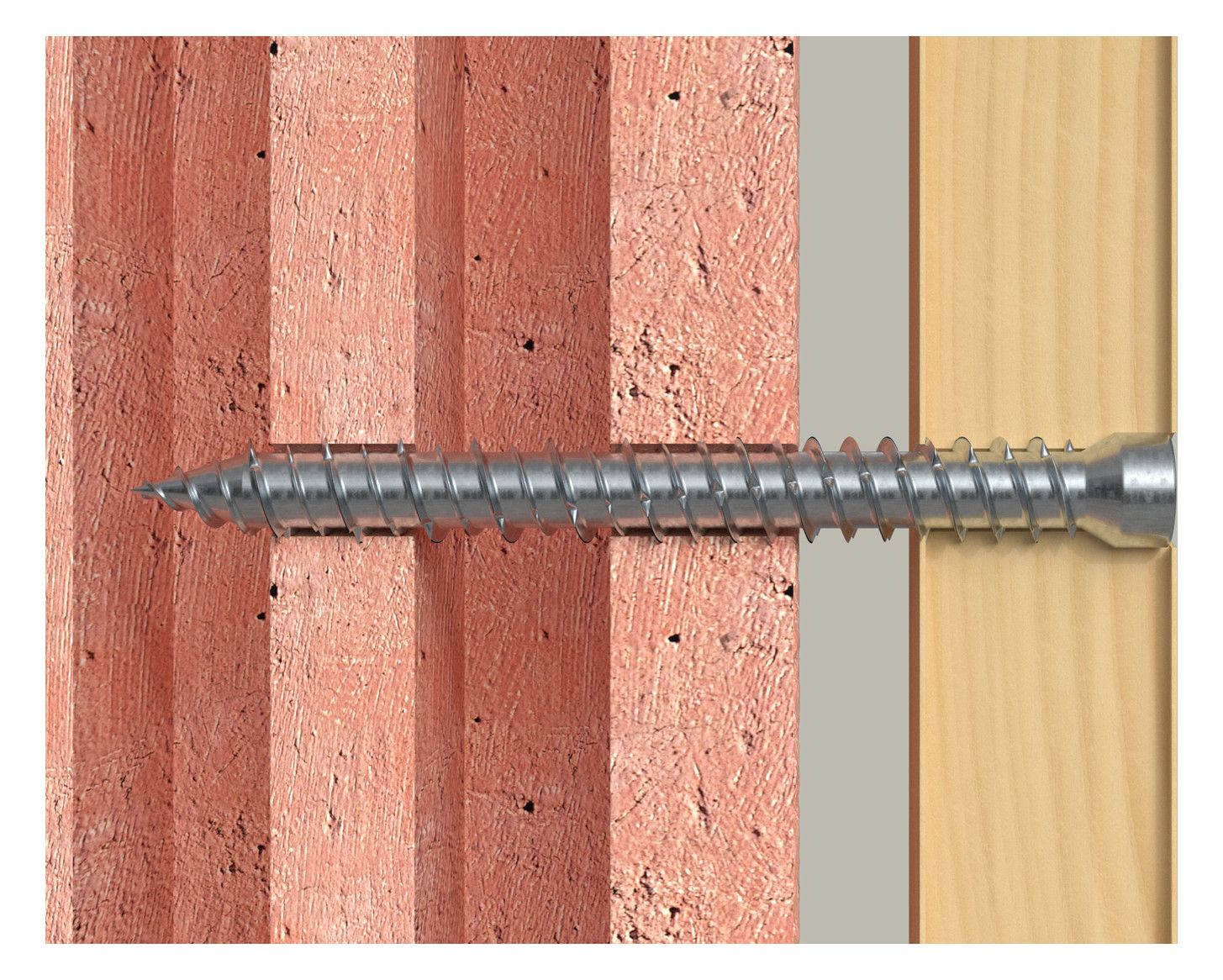 Fischer 532911 Fensterrahmenschraube FFSZ 7,5x102 Zylinderkopf