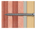 Fischer 532921 Fensterrahmenschraube FFSZ 7,5x302 Zylinderkopf