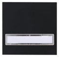 Kopp 492050002 HK07 Flächenwippe m.Beschriftungsfeld schwarz matt