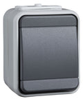 Elso 441609 Universal-Schalter 10A AquaTop Steckklemme basaltgrau