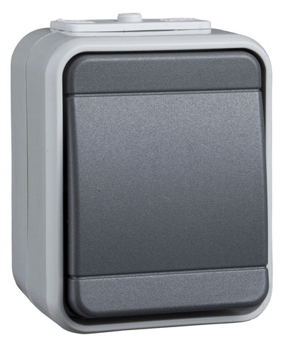 Elso 441609 Universal-Schalter 10A AquaTop Steckklemme basaltgrau