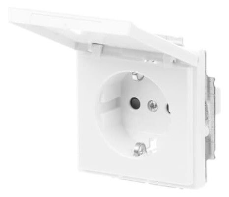 BJ 20 EUKBR-84 SCHUKO Steckdosen-Einsatz studioweiß solo