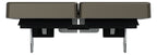 Mert MEG 3420-6052 Doppelwippe Kontroll fenster Mocca metallic