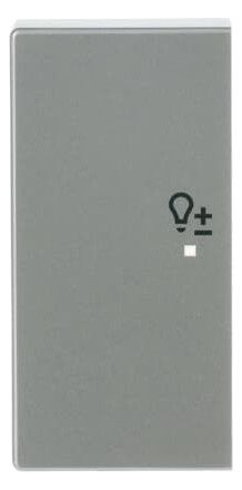 BJ 6234-21-866 Wippe/L 2f Dimmer edelstahl Busch-free@home pur Est