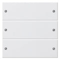 GIRA 218327 Wippenset 3fach System 55 Reinweiß seidenmatt (lackiert)