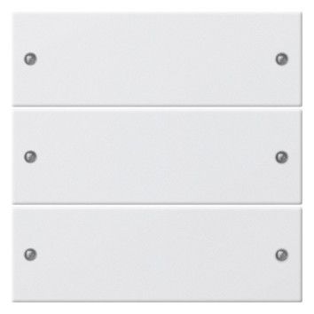GIRA 218327 Wippenset 3fach System 55 Reinweiß seidenmatt (lackiert)