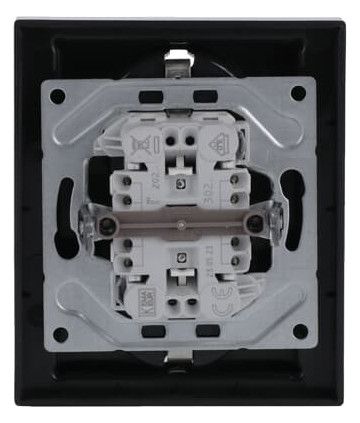 BJ 202 EUJB-81 SCHUKO® Doppelsteckdose volle Abdeckung EBS