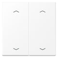 Jung LS 102 P WWM Wippe m.Pfeilsymbolen f.KNX Taster Serie LS schneeweiß matt